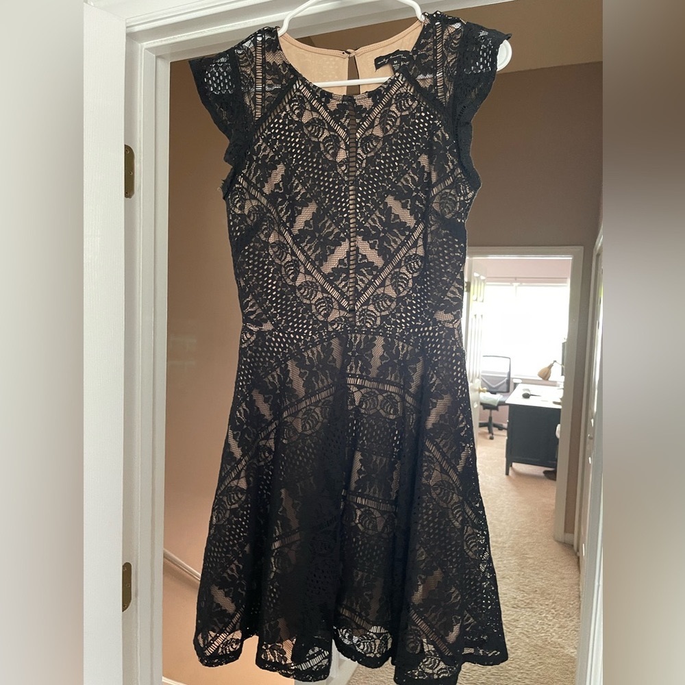 Crochet Black Dress